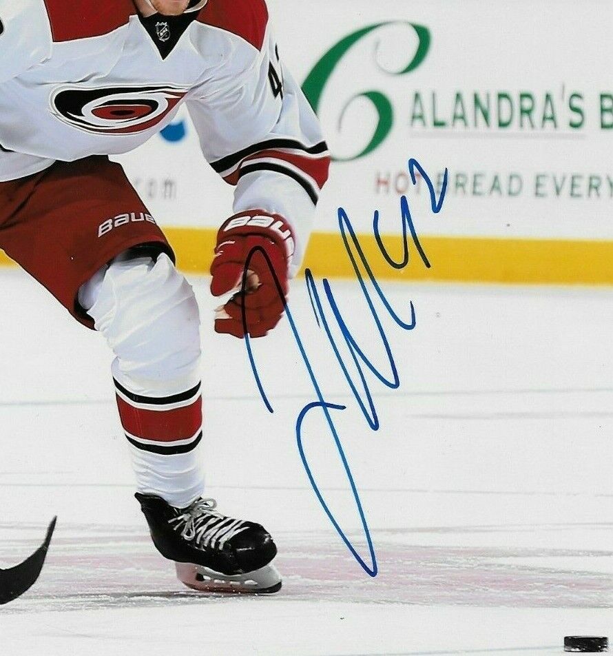 Autographed Carolina Hurricanes Joakim Nordstrom 8x10 Photo Original