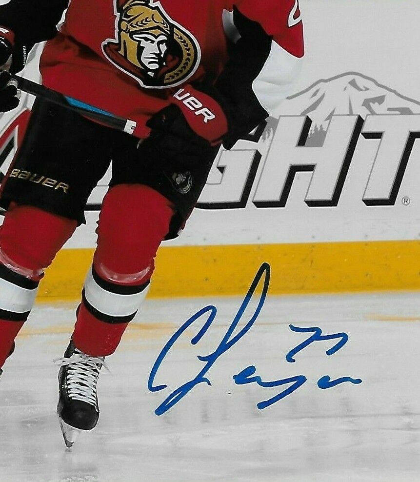 Autographed Ottawa Senators Curtis Lazar 8x10 Photo Original