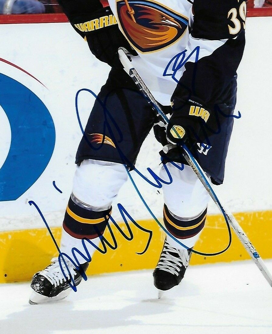 Autographed Atlanta Thrashers Tobias Enstrom 8x10 Photo Original