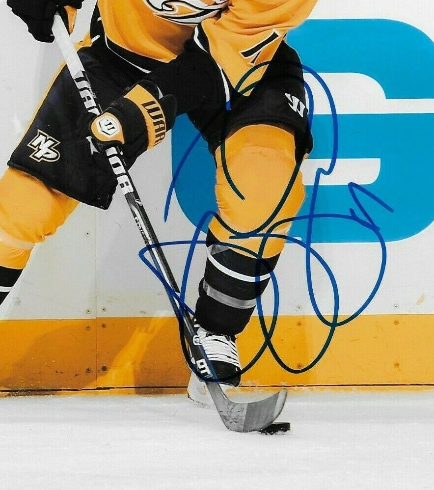 Autographed Nashville Predators David Legwand 8x10 Photo Original