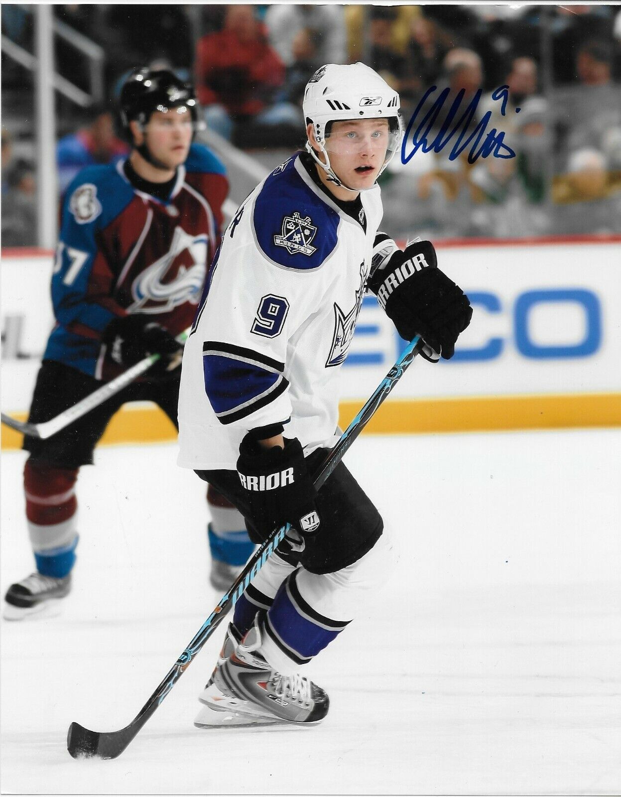 Autographed Los Angeles Kings Oscar Moller 8x10 Photo Original