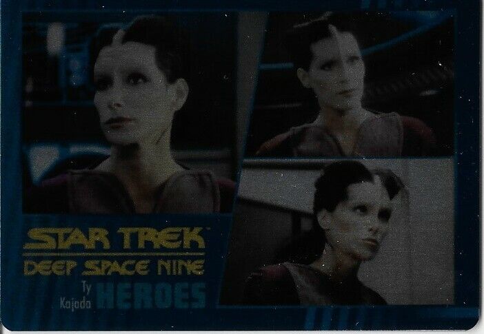 Base métallique parallèle Star Trek Deep Space Nine Heroes Ty Kajada #43 12/75