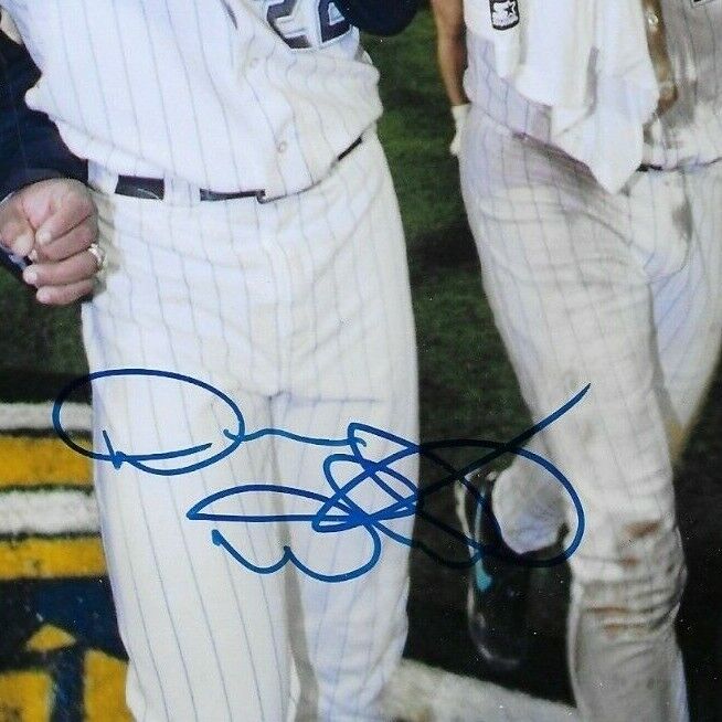 Photo originale autographiée des Florida Marlins de Devon White World Series 8x10