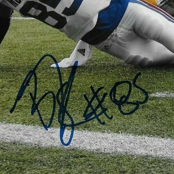 Photo autographiée BJ Cunningham des Alouettes de Montréal 8x10 originale