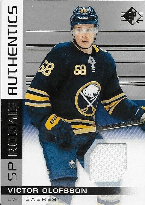 2019-20 Upper Deck SP Victor Olofsson Rookie Authentics jersey