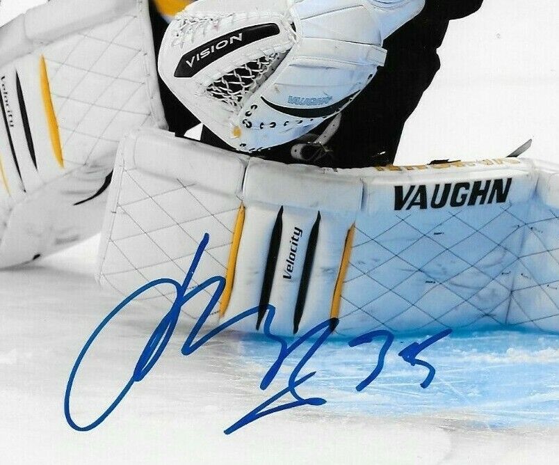 Autographed Boston Bruins Anton Khudobin 8x10 Photo Original #2