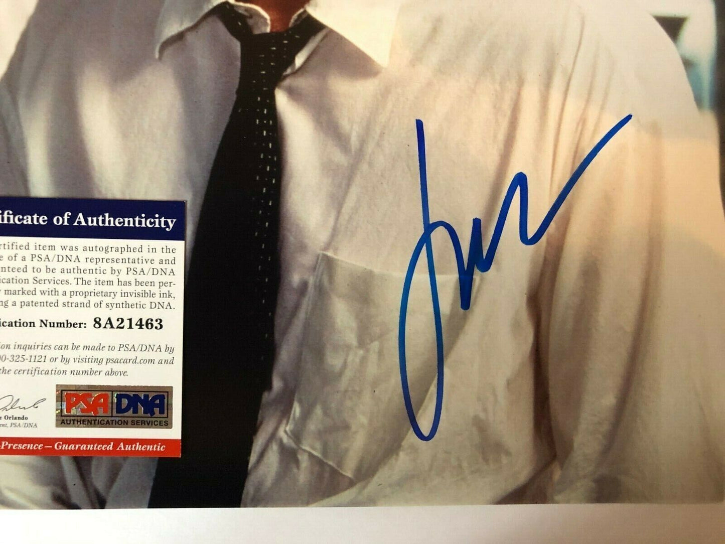 Autographed Con Air signed John Cusack 11x14 w/ PSA cert Original