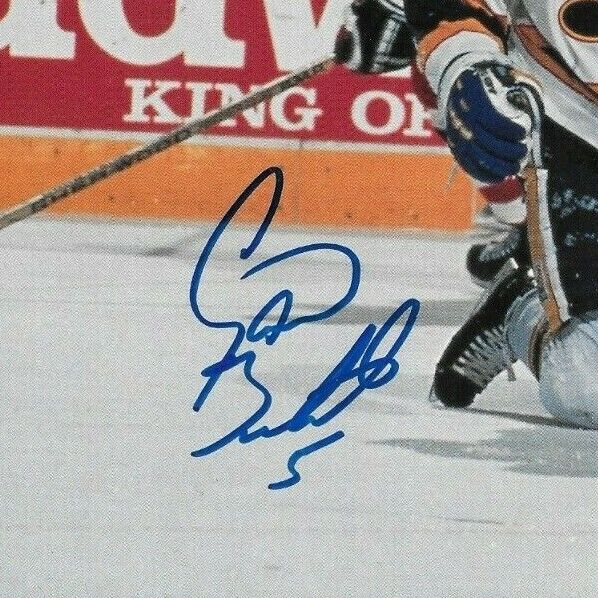 Autographed St Louis Blues Garth Butcher 8x10 Photo Original