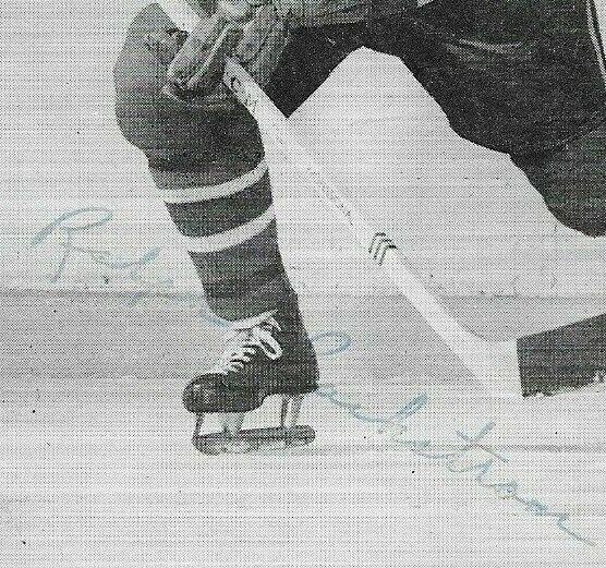 Autographed Ralph Backstrom Montreal Canadiens 1960's Postcard Original