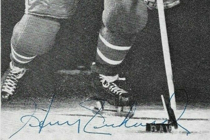 Autographed Henri Richard Montreal Canadiens 1960's Postcard Original