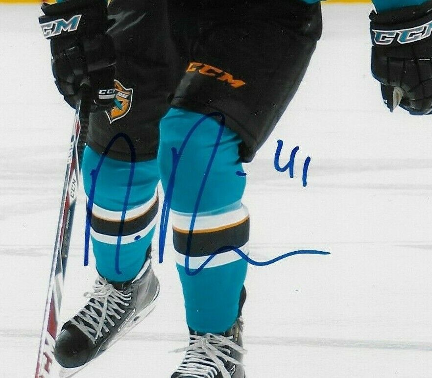 Autographed San Jose Sharks Mirco Mueller 8x10 Photo #2 Original