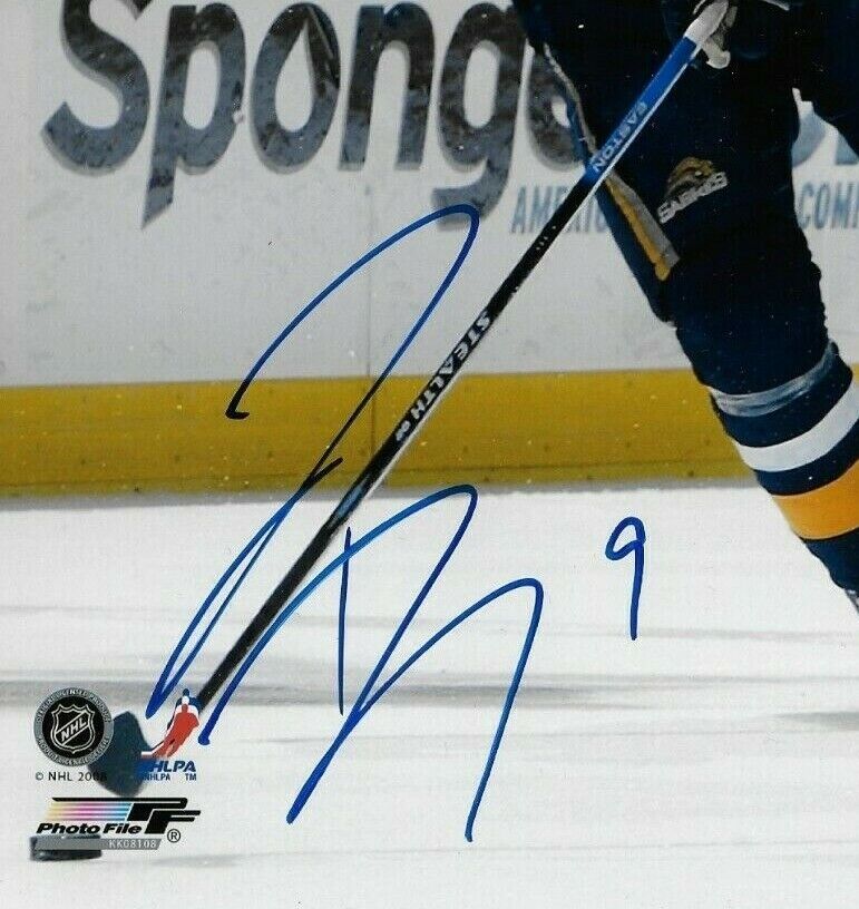 Autographed Buffalo Sabres Derek Roy 8x10 Photo Original #2