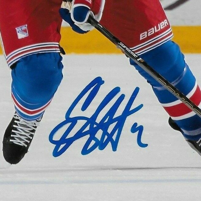 Autographed New York Rangers Eric Staal 8x10 Photo Original