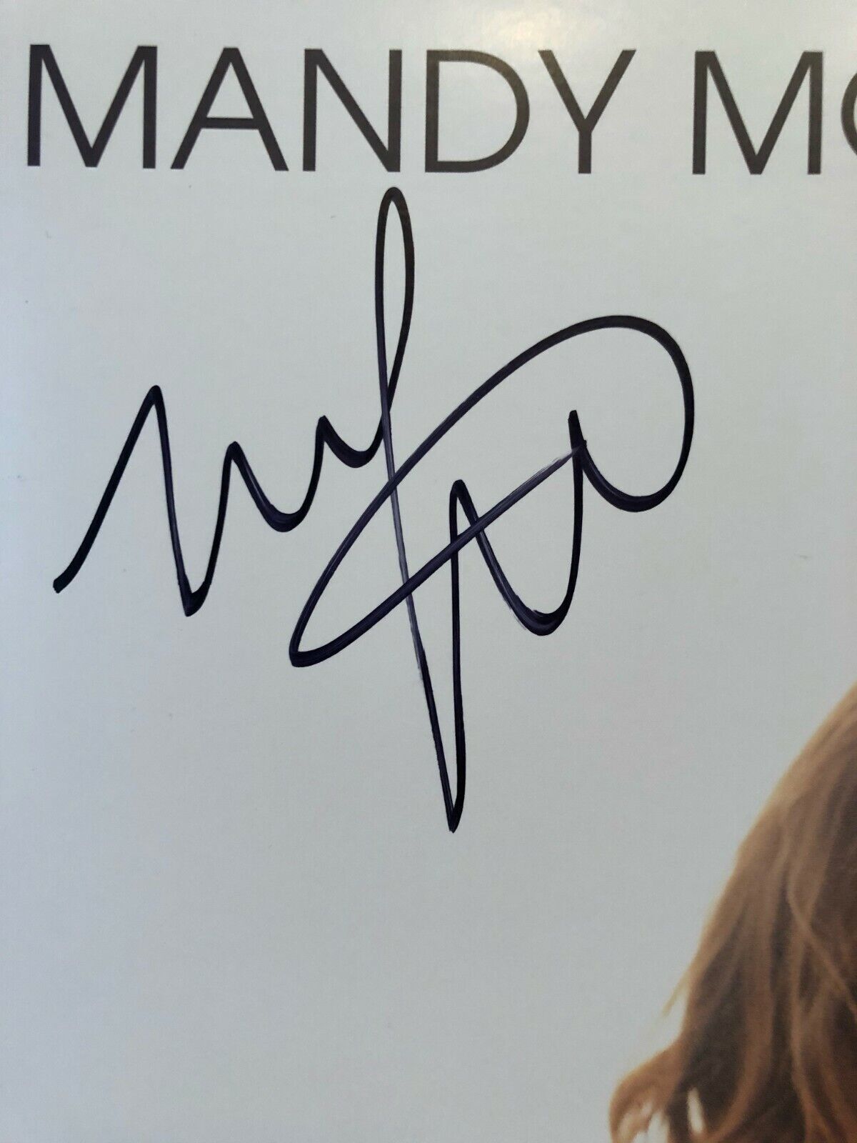 Autographed Silver Linings Vinyl Signed by Mandy Moore LP with JSA cert