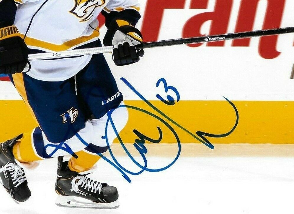 Photo autographiée de Mike Ribeiro des Nashville Predators 8x10 originale
