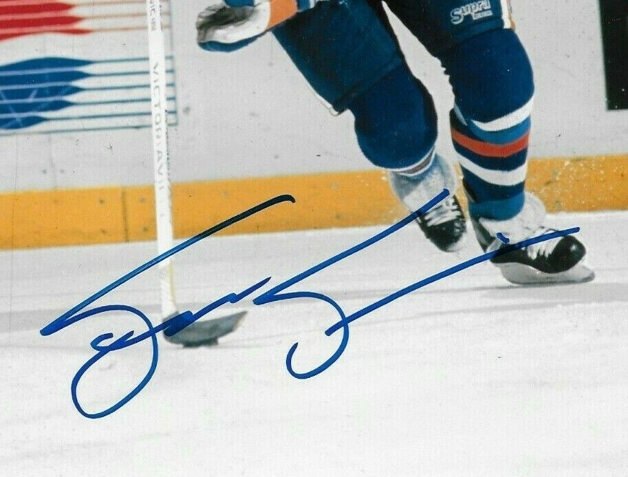 Photo autographiée de Steve Smith des Oilers d'Edmonton 8x10 originale
