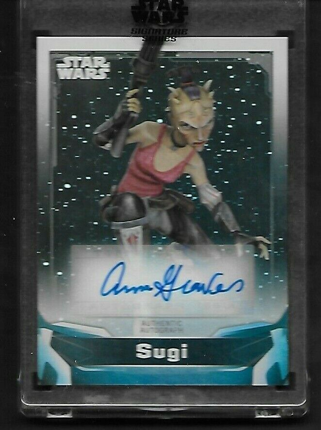 Anna Graves Autograph Topps 2021 Star Wars Signature Series Sugi