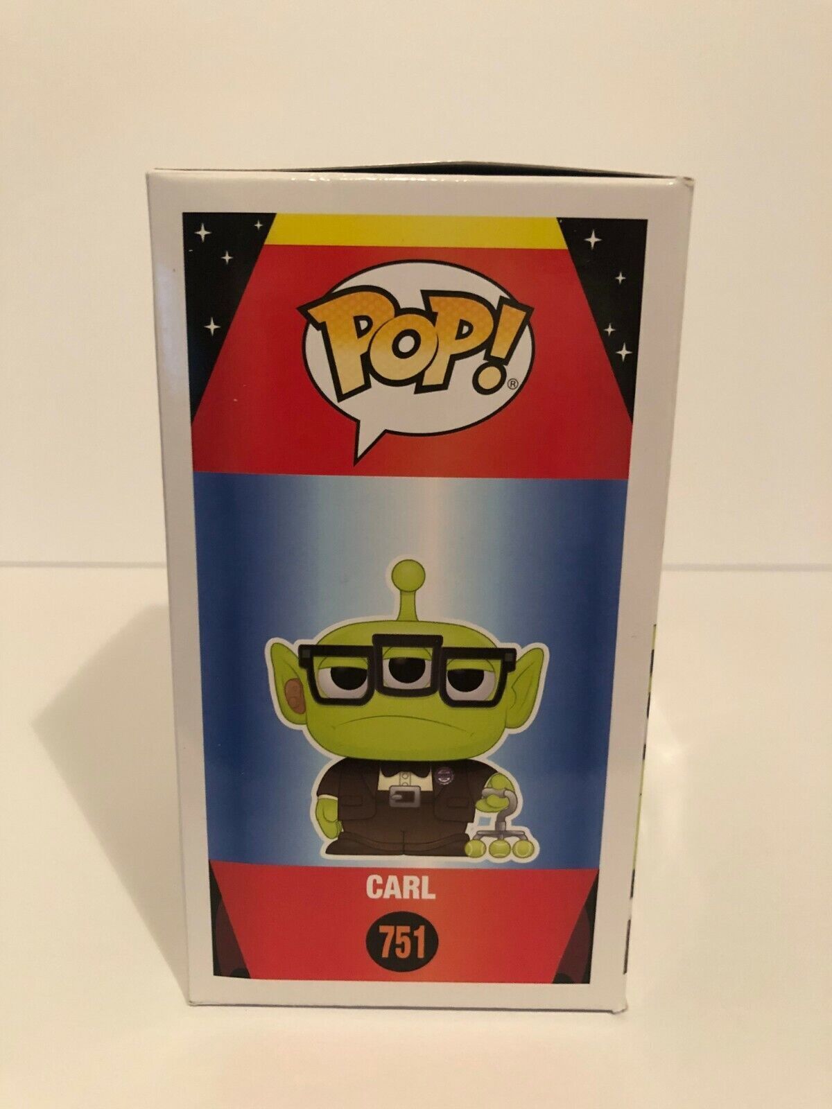 Autographed Disney's Up Alien Carl Pop Funko signed by Legend Ed Asner JSA