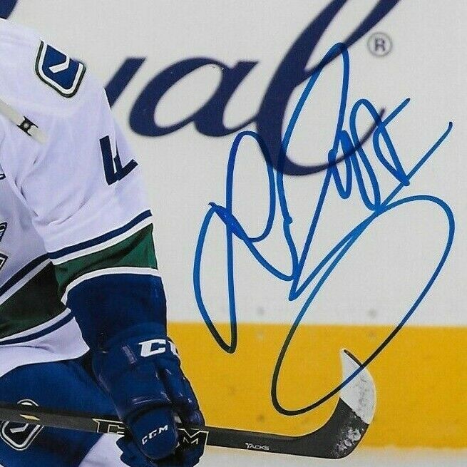 Autographed Vancouver Canucks Sven Baertschi 8x10 Photo Original