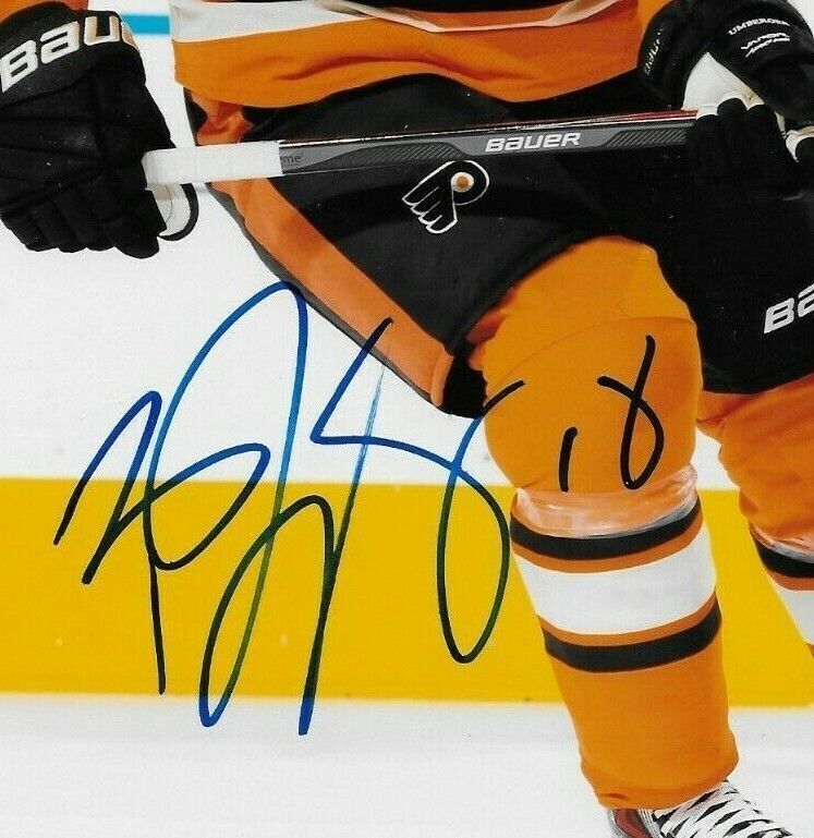 Autographed Philadelphia Flyers RJ Umberger 8x10 Photo Original