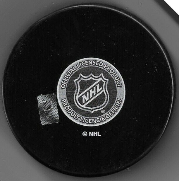 Autographed Montreal Canadiens Stephan Lebeau Puck Inscribed 93 Cup Original