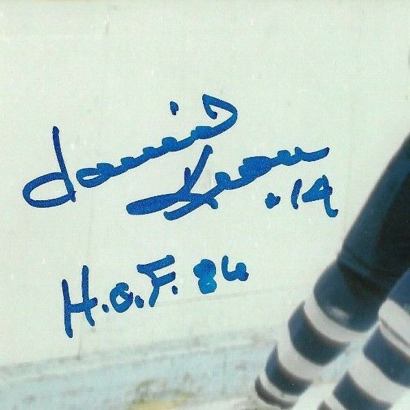 Auto. Toronto Maple Leafs Dave Keon 8x10 Photo 3 w Hall of Fame Inscription JSA