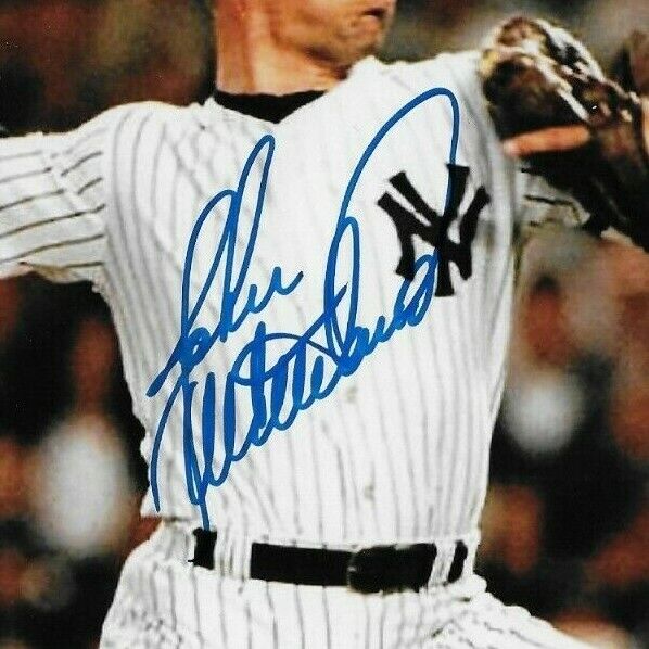 Autographed New York Yankees John Wetteland 8x10 Photo Original