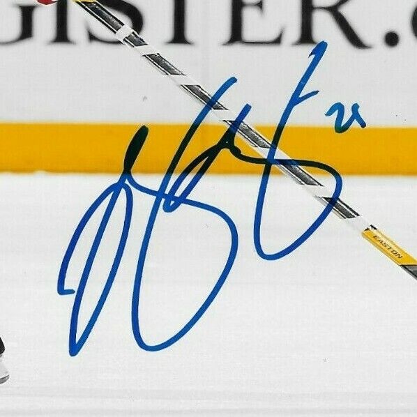 Photo autographiée 8x10 des Canadiens de Montréal par Brian Gionta
