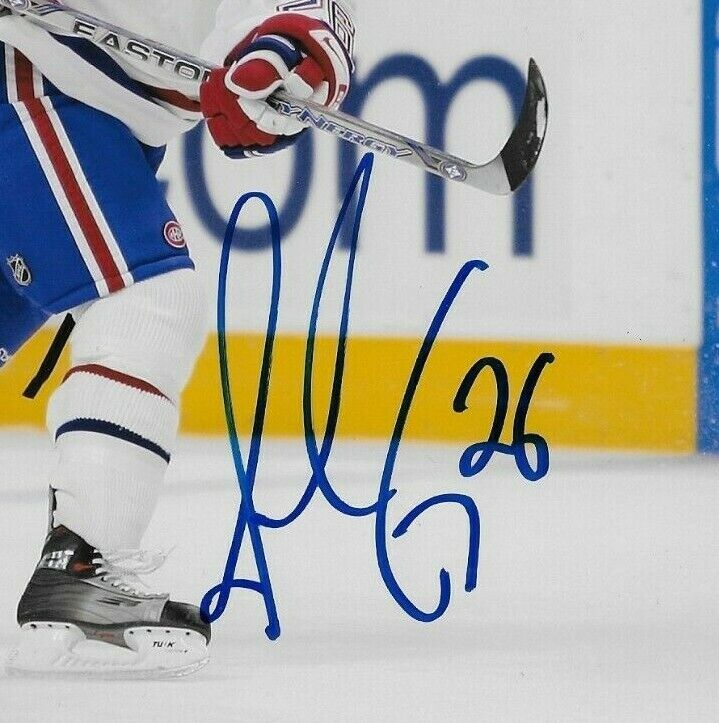 Autographed Montreal Canadiens Josh Gorges 8x10 Photo #2 Original