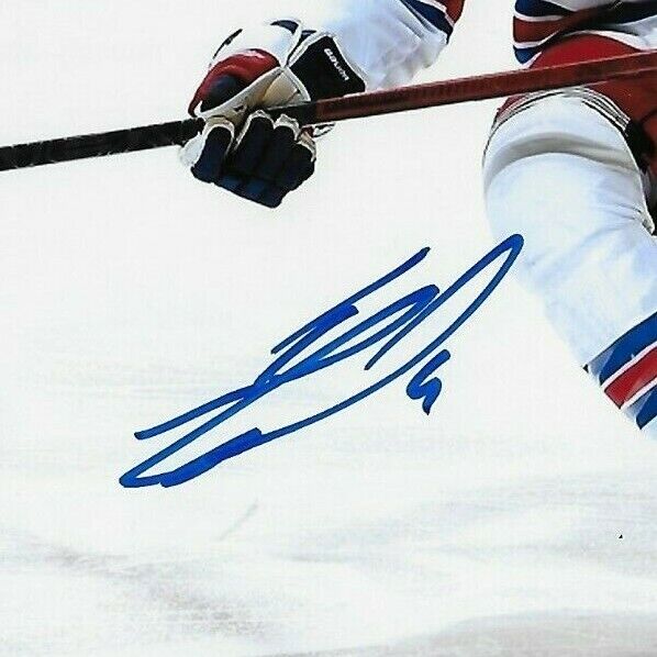 Autographed New York Rangers Julien Gauthier 8x10 Photo Original