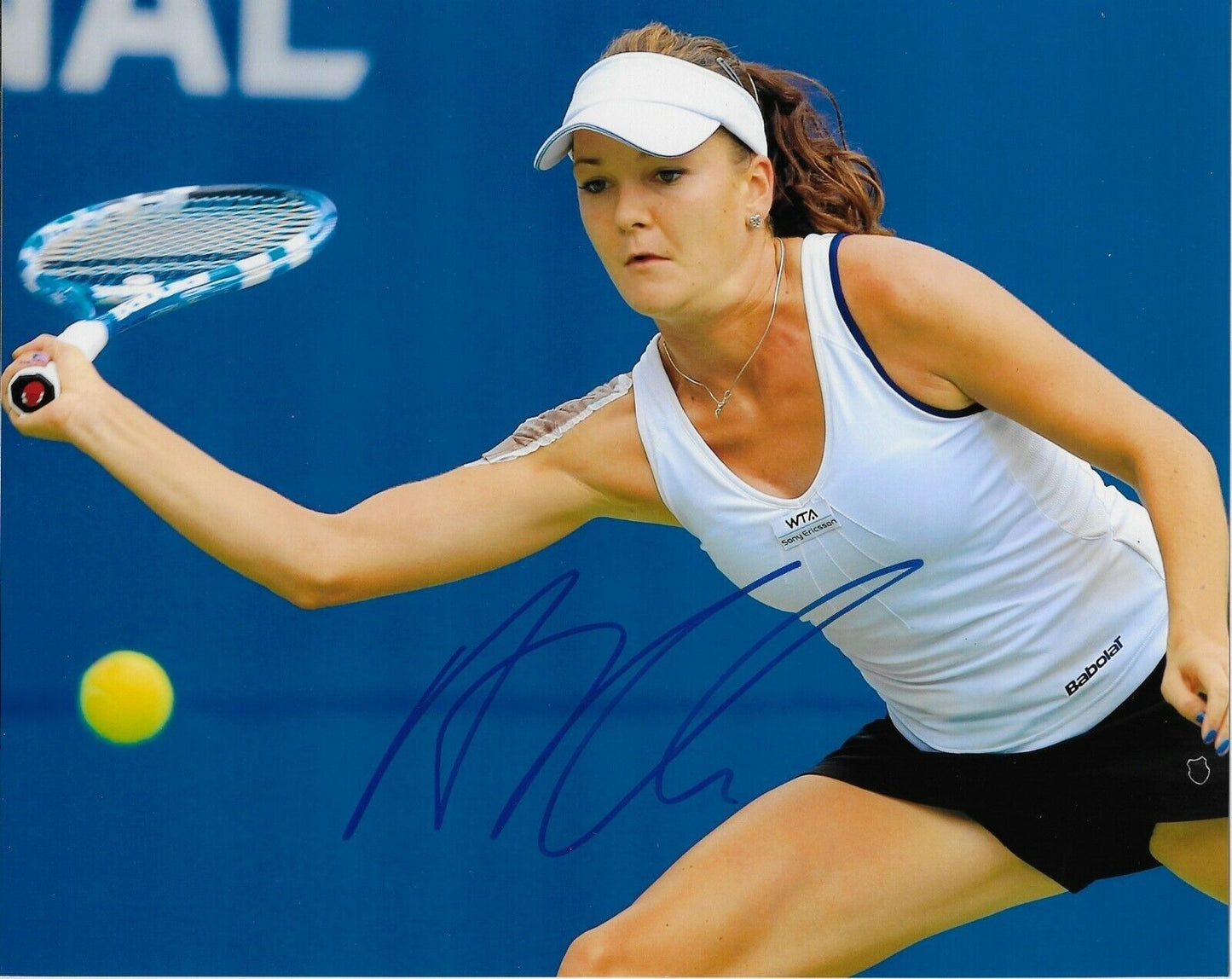 Autographed Agnieszka Radwanska Tennis 8x10 Photo Original