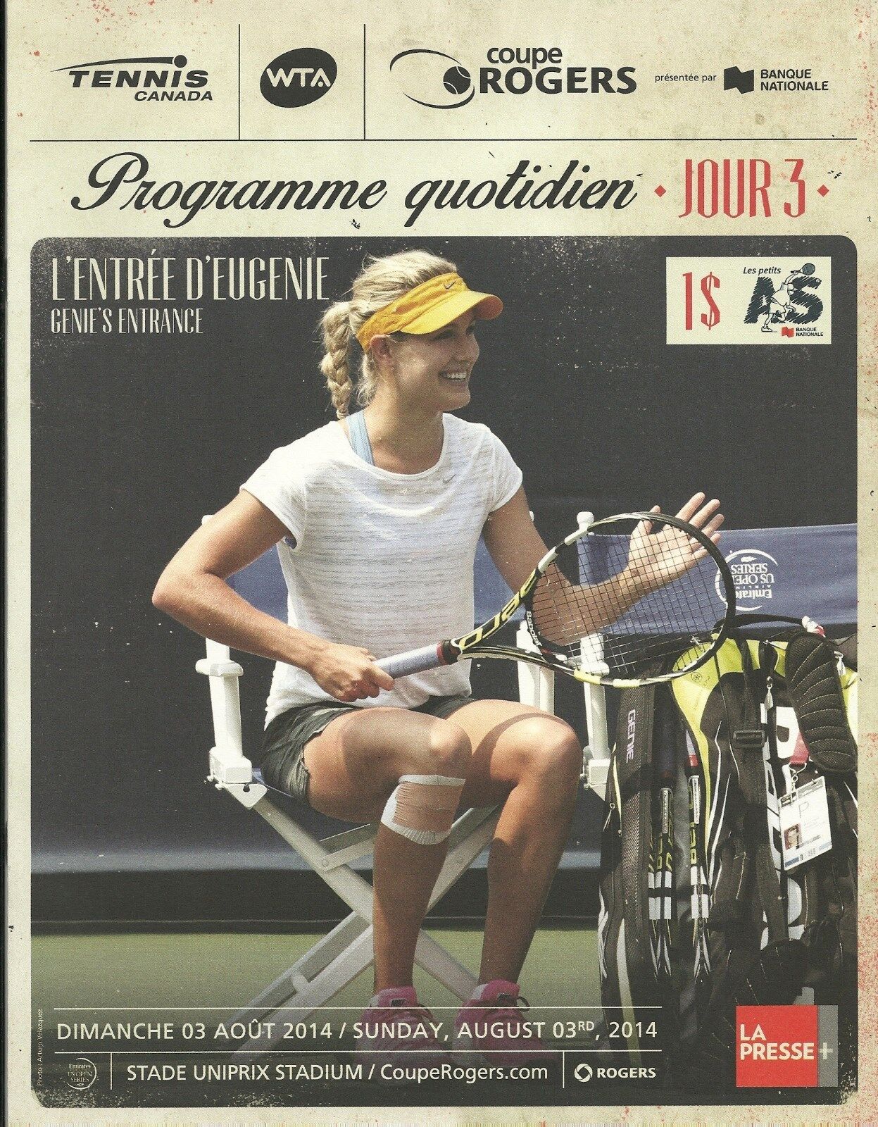 Photo originale autographiée de Caroline Wozniacki Tennis 8x10