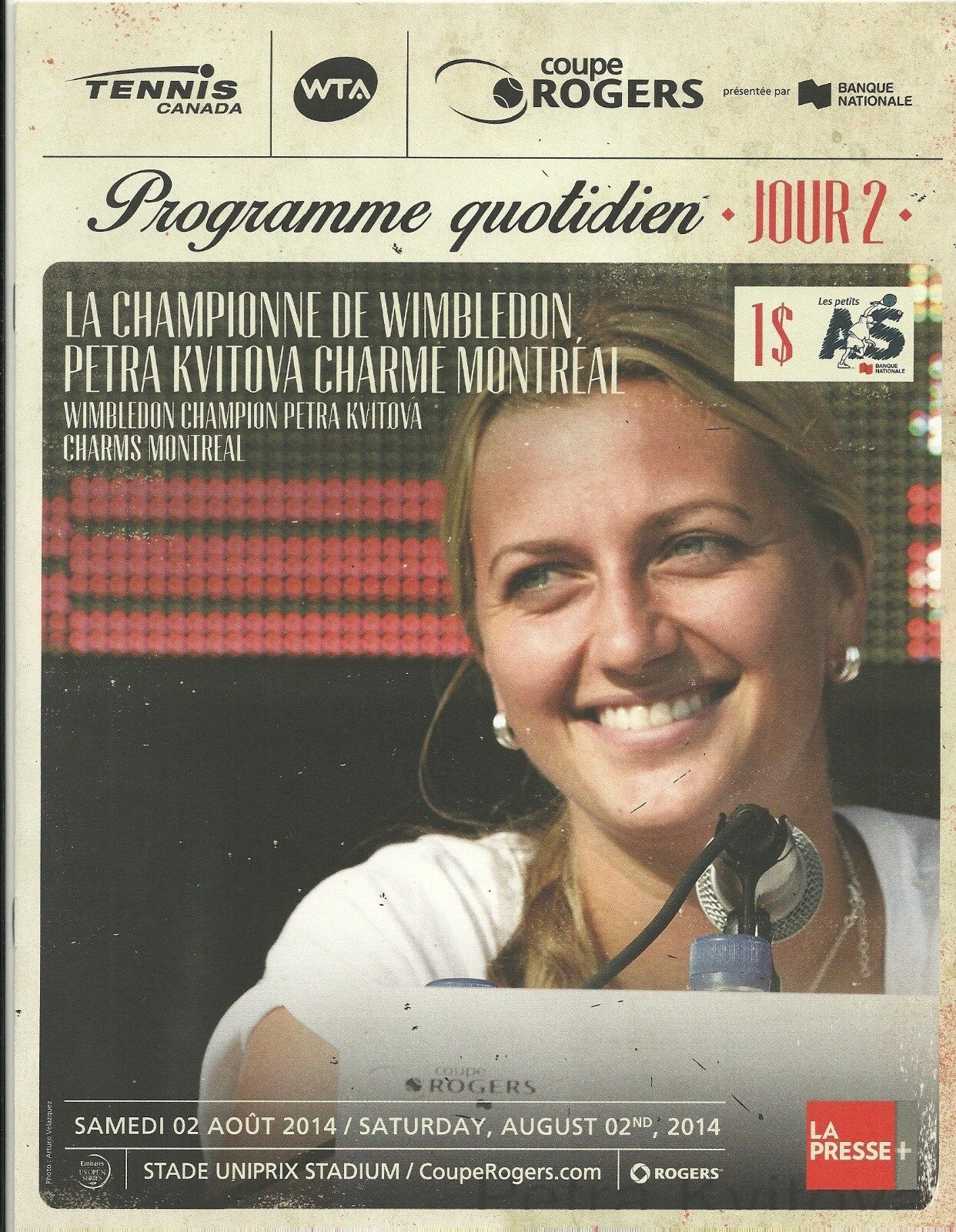 Photo originale autographiée de Caroline Wozniacki Tennis 8x10