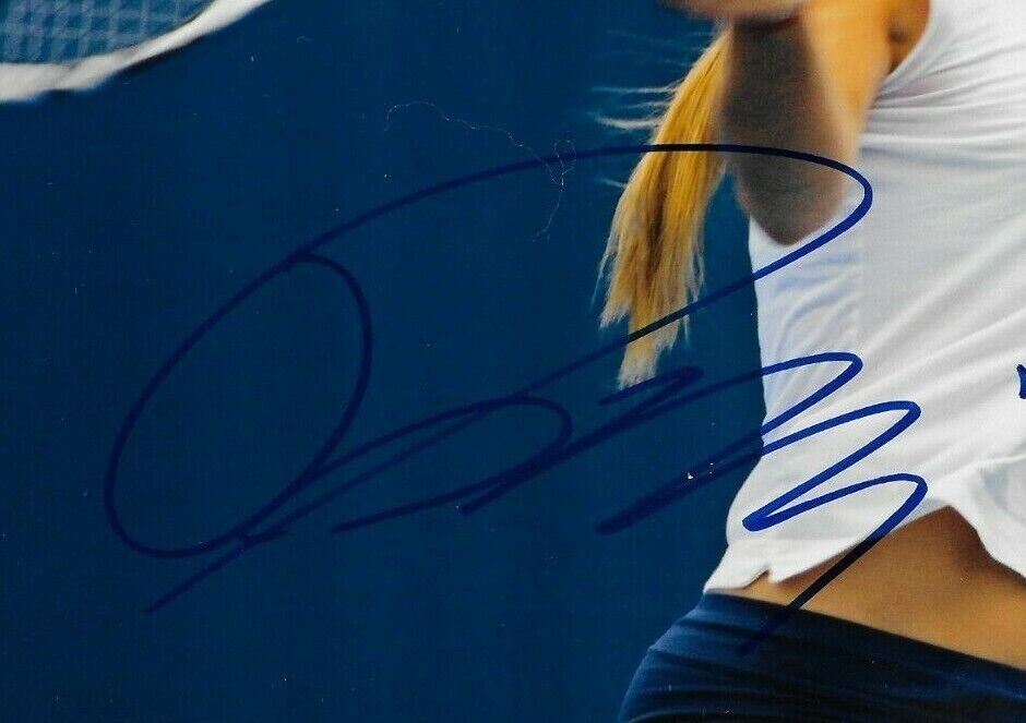 Photo autographiée de Dominika Cibulkova Tennis 8x10 #2 Original