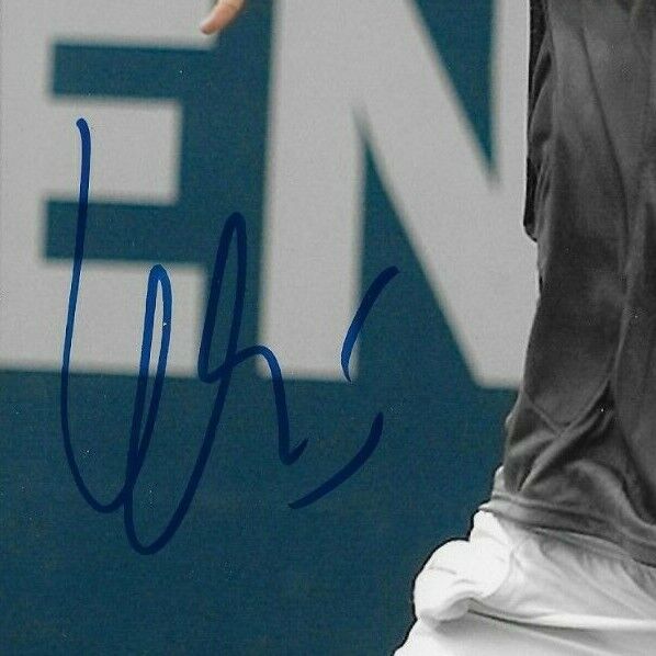 Photo originale autographiée de Feliciano Lopez ATP Tennis 8x10