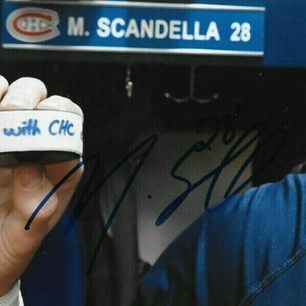Autographed Montreal Canadiens Marco Scandella 8x10 Photo Original