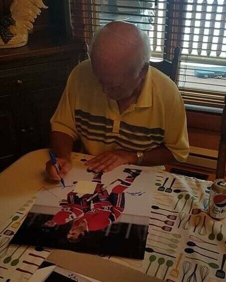 Autographed Montreal Canadiens Jacques Lemaire 8x10 Photo #7 Original