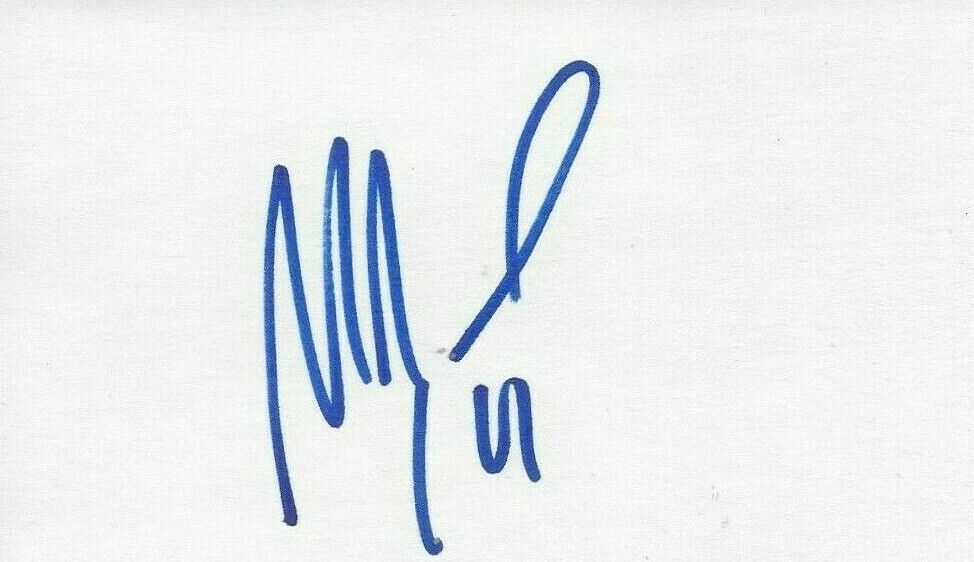 Fiche 3x5 signée par Maxim Afinogenov des Buffalo Sabres