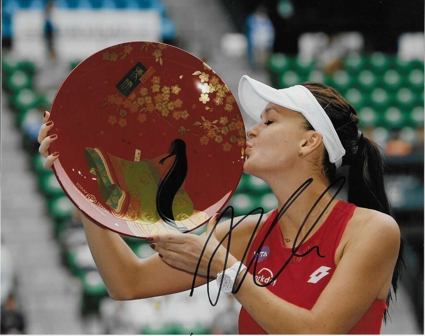Autographed Agnieszka Radwanska Tennis 8x10 Photo #4 Original