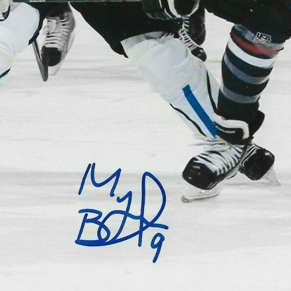 Autographed Megan Bozek Team USA Womens Hockey Olympics 8x10 Photo Original