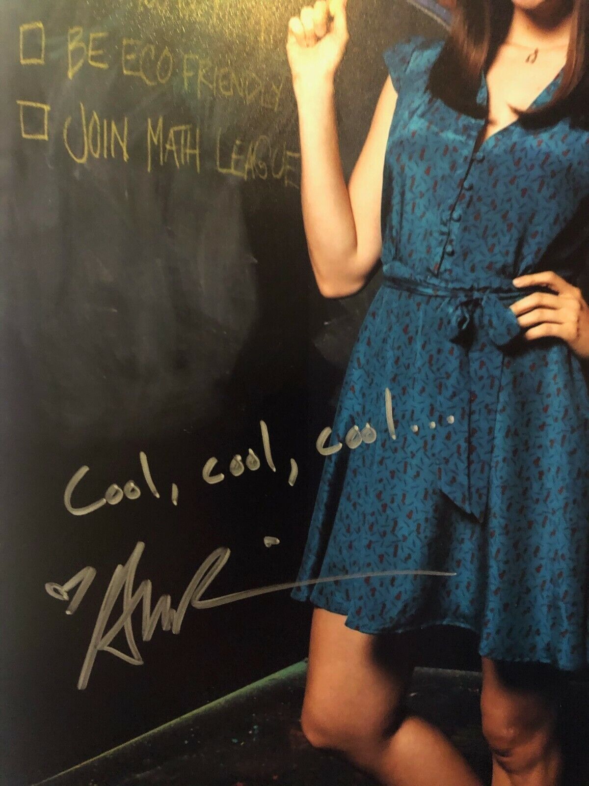 Autographed Community signed Alison Brie 11x14 w/ JSA cert Original