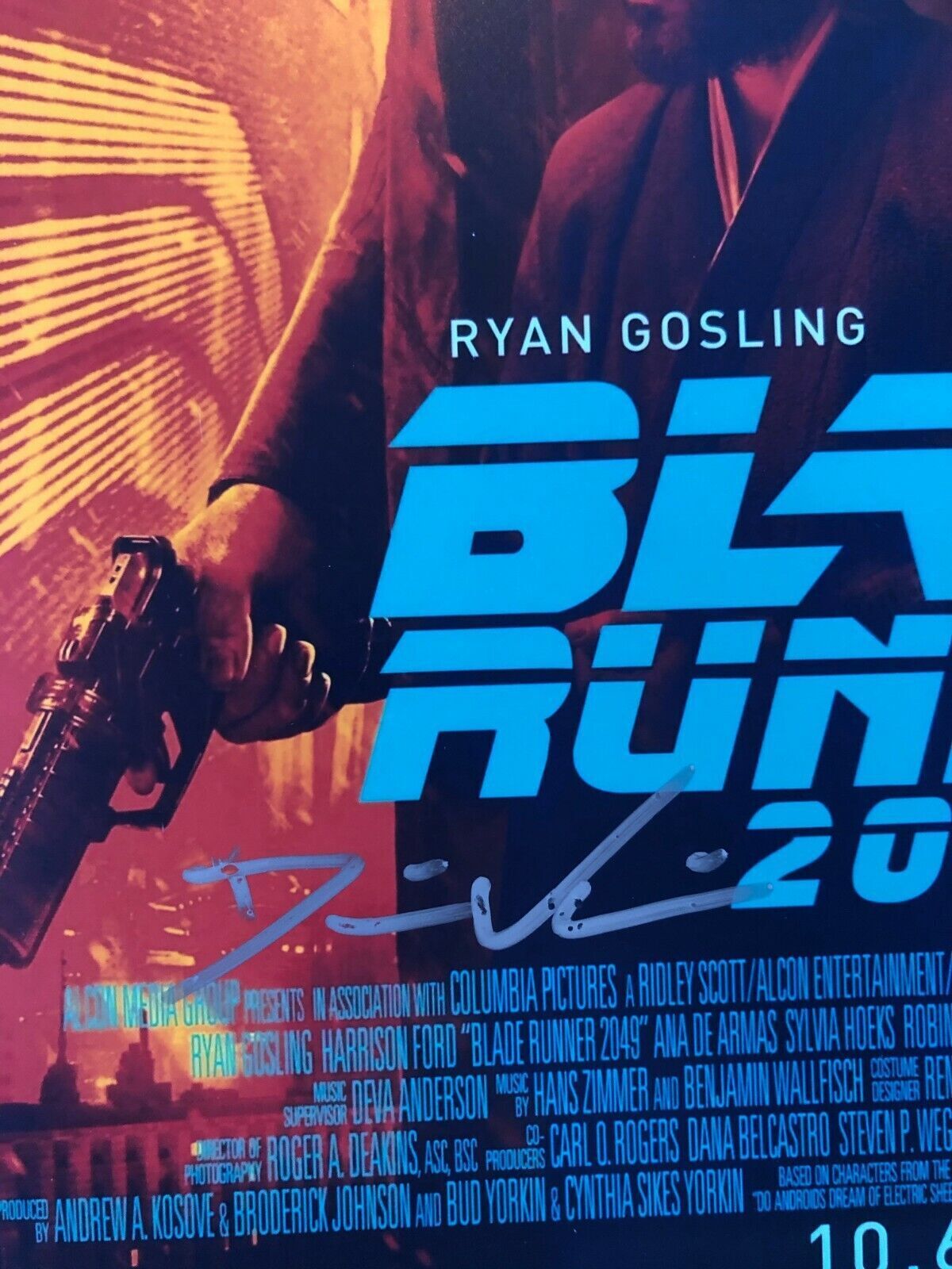Autographed Blade Runner 2049 12x18 Photo signed by Denis Villeneuve JSA