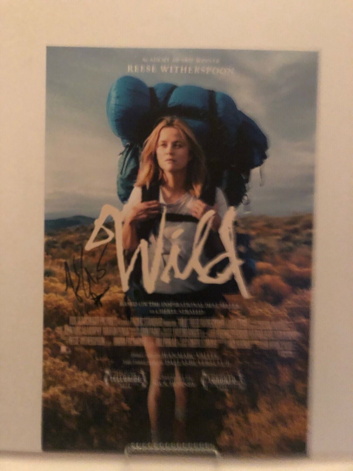 Affiche photo Wild autographiée par Jean-Marc Vallée au format 12x18