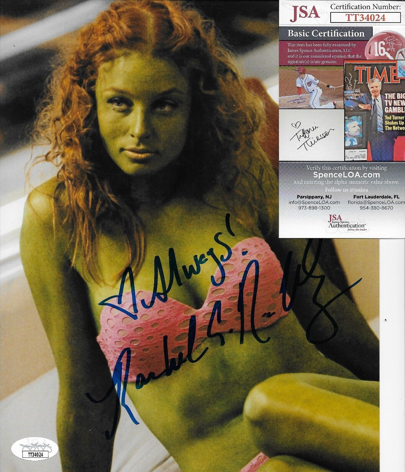 Signed Rachel Nichols Star Trek Autographed Actress 8x10 Photo #1 Original