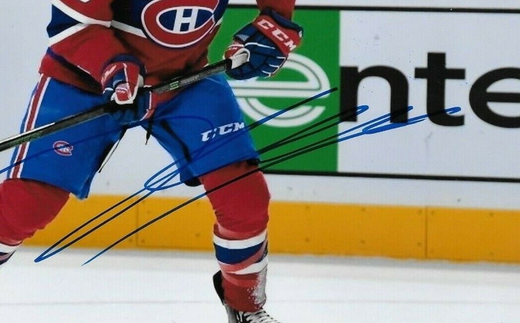 Autographed Montreal Canadiens Jesse Ylonen 8x10 Photo Original