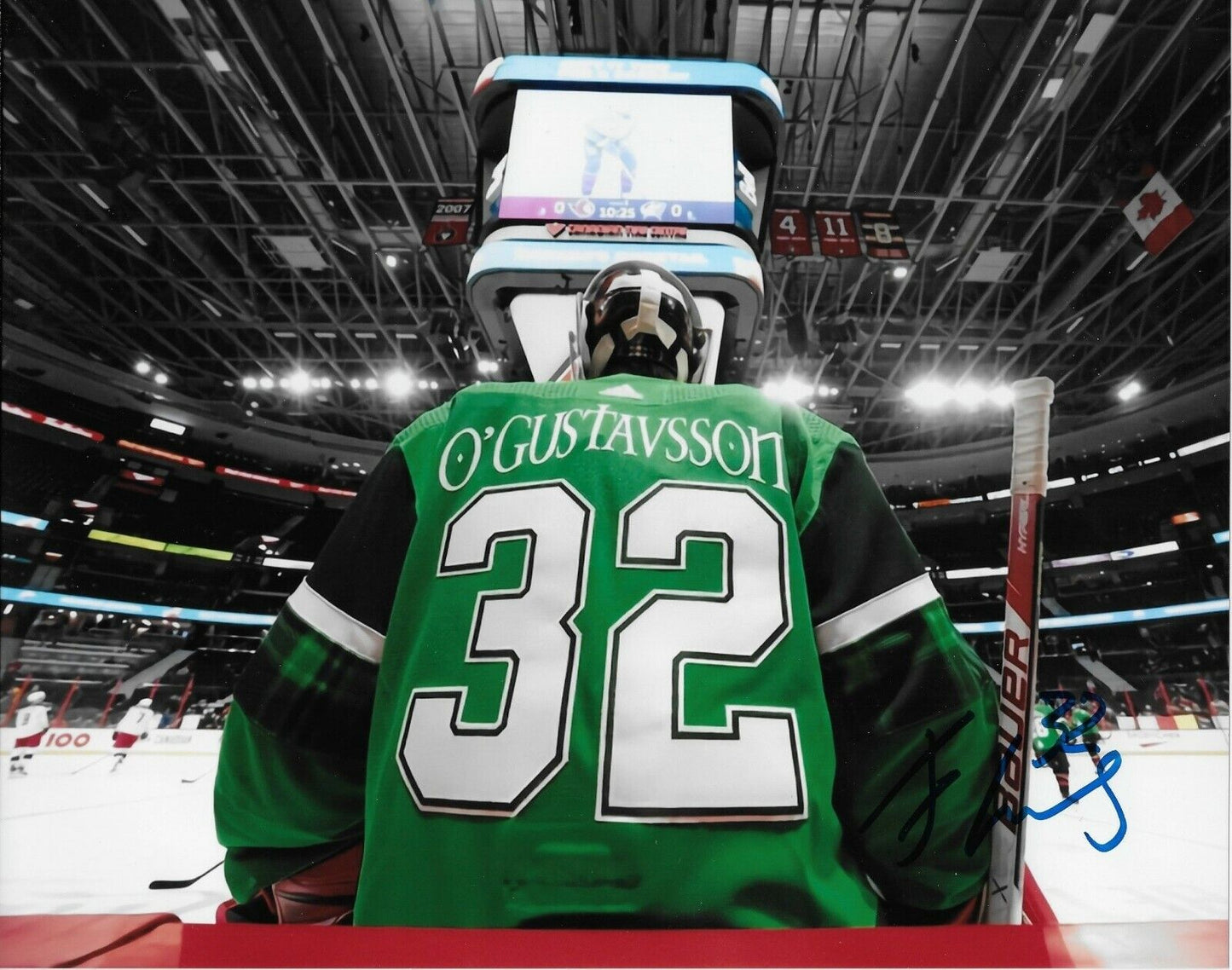 Autographed Ottawa Senators Filip Gustavsson 8x10 Photo Original