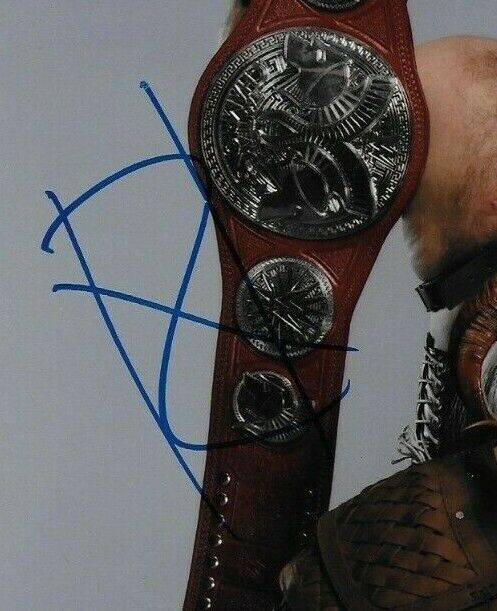 Autographed Wrestling Viking Raiders Erik & Ivar Signed WWE 8x10 Ph. #3 Original