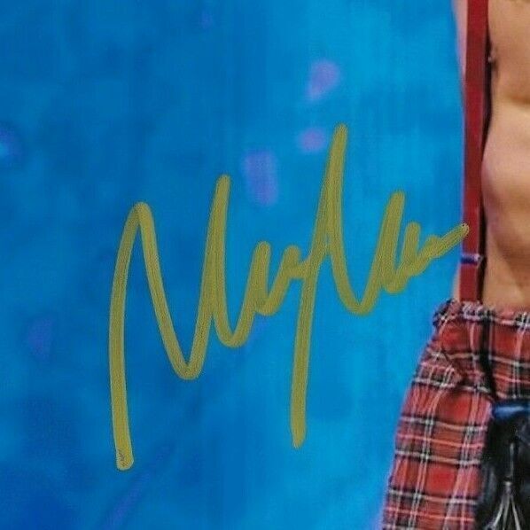 Photo autographiée de catch de Riddick Moss signée WWE NXT 8x10 originale