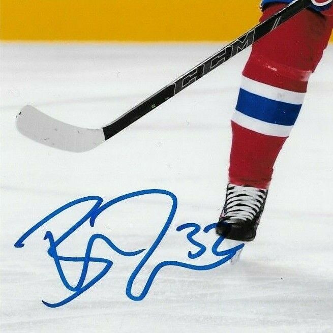 Autographed Montreal Canadiens Brian Flynn 8x10 Photo Original
