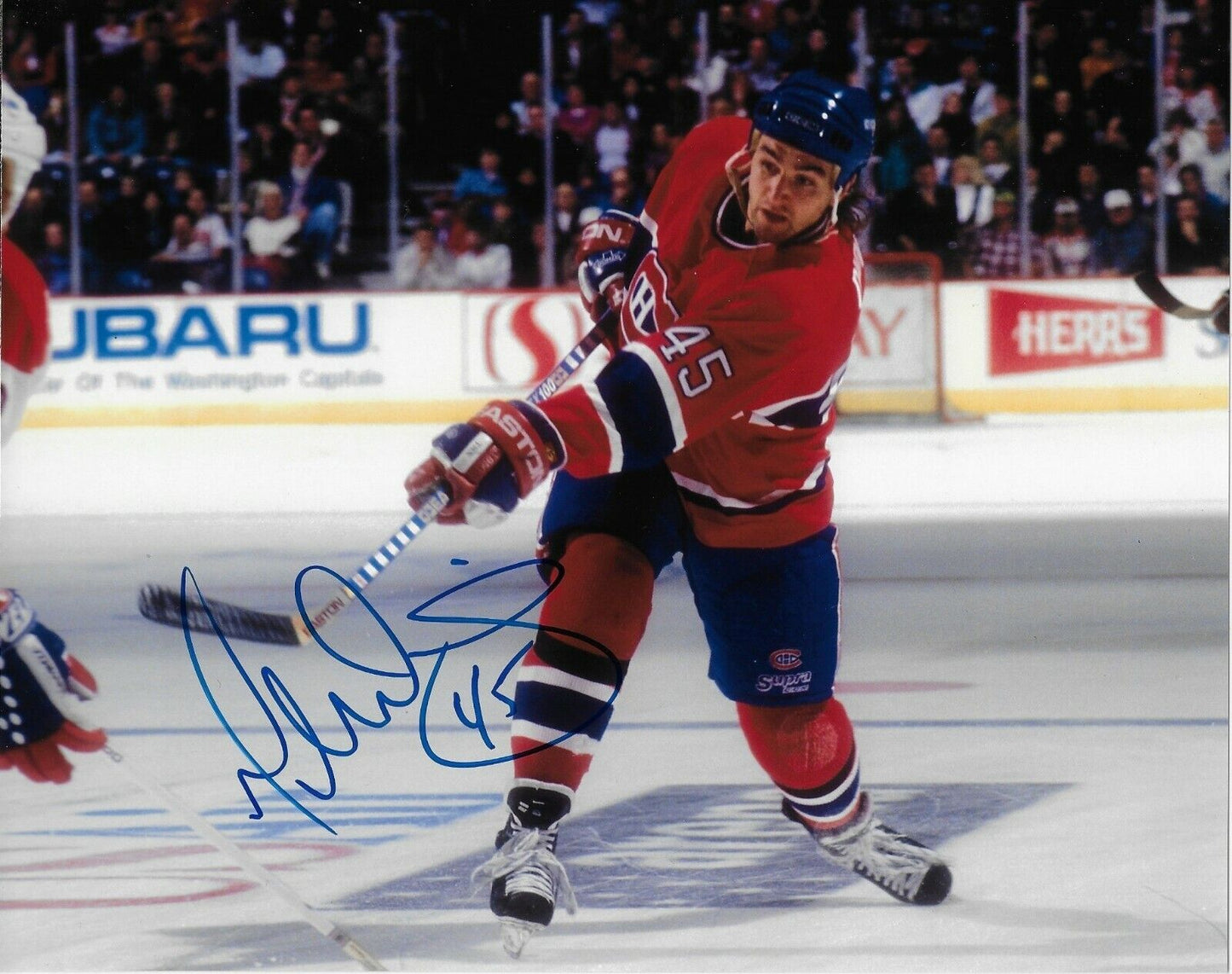 Autographed Montreal Canadiens Gilbert Dionne 8x10 Photo #4
